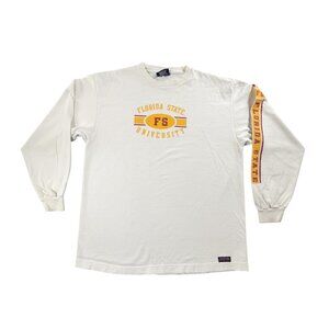 Vintage Florida State Seminoles Shirt Mens Large NCAA Football JanSport 90s Y2K